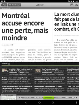 Le Devoir virtuel android App screenshot 0