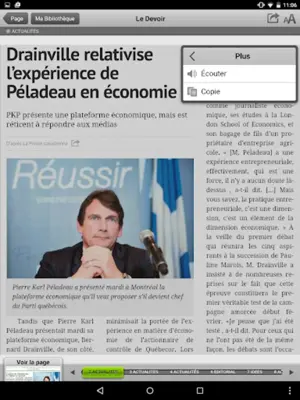 Le Devoir virtuel android App screenshot 2