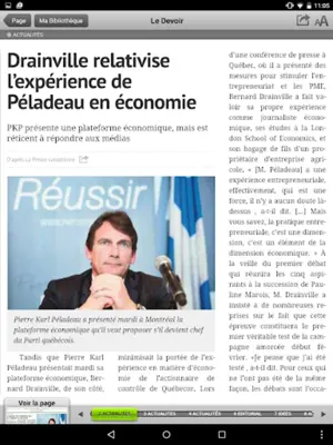 Le Devoir virtuel android App screenshot 3